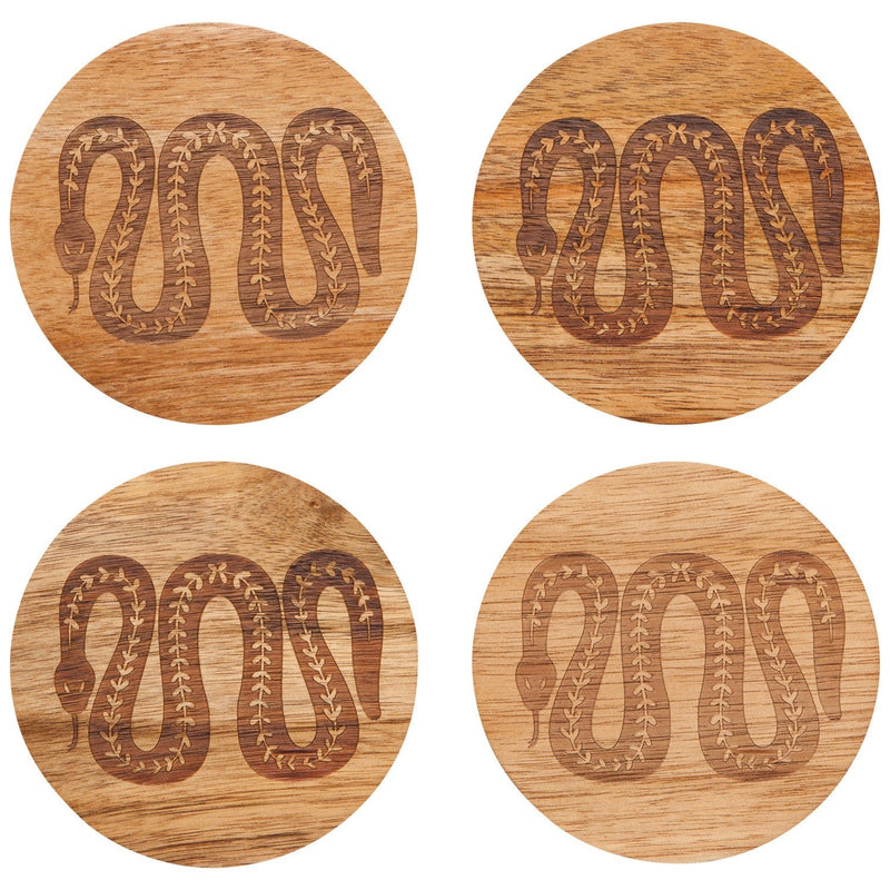Danica Studio - Olympus Engraved Coasters Set of 4 Home & Kitchen