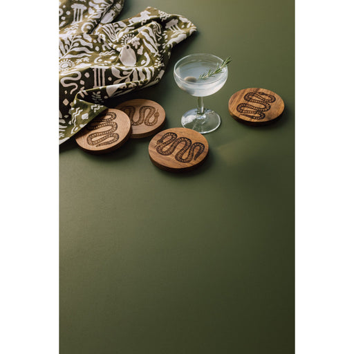 Danica Studio - Olympus Engraved Coasters Set of 4 Home & Kitchen