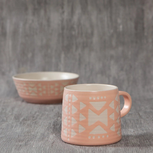 Danica Studio - Pink Imprint Mug Home & Kitchen
