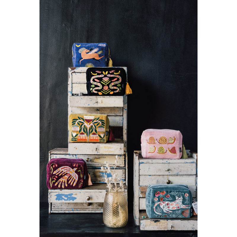 Danica Studio - Plume Embroidered Pouch Luggage & Bags