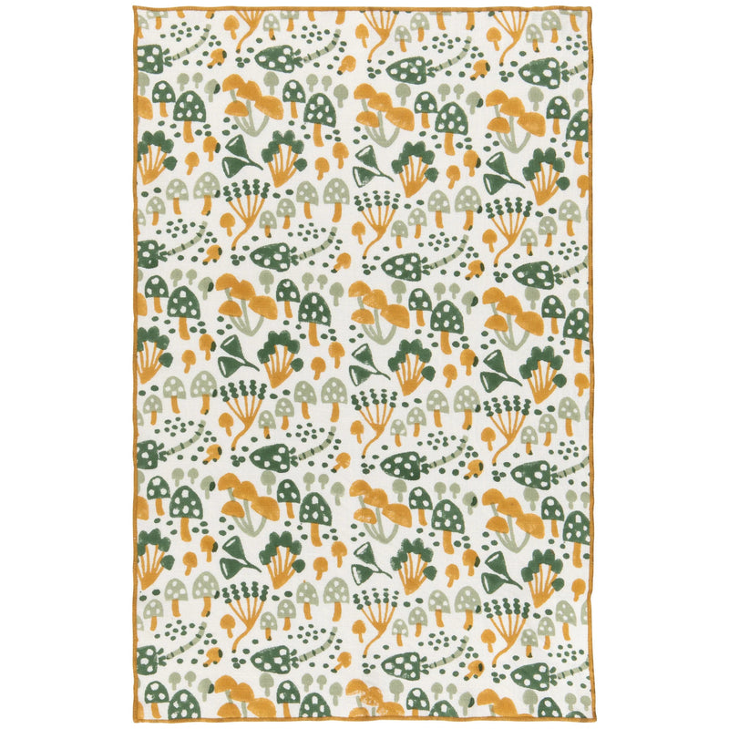 Danica Studio - Wildgrove Block Print Dishtowel Home & Kitchen