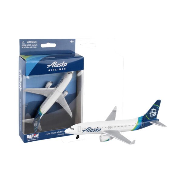 Daron - Alaska Airlines Single Plane New Livery Toys & Games