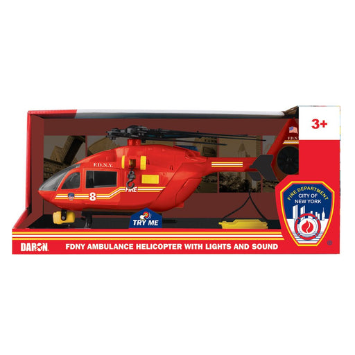 Daron - Fdny Ambulance Helicopter W/Lights & Sound Games & Toys