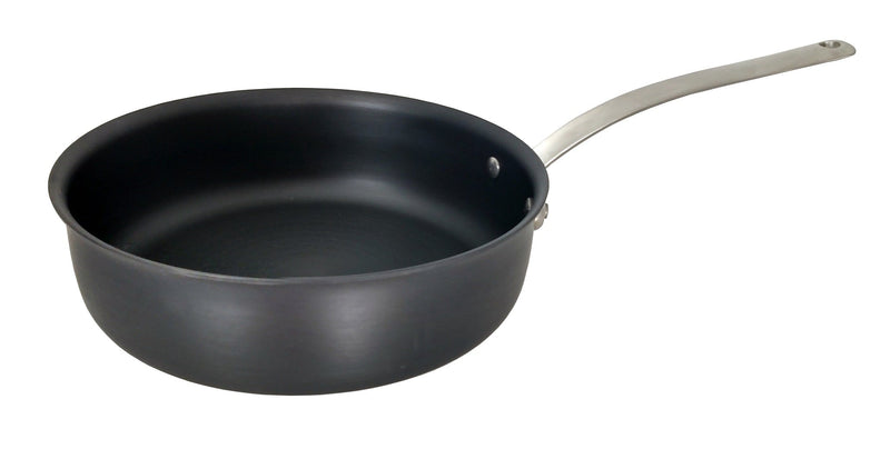 David Shaw - 10" Sauté w/Cast Stainless Steel Handle & Helper Handle 4 qt