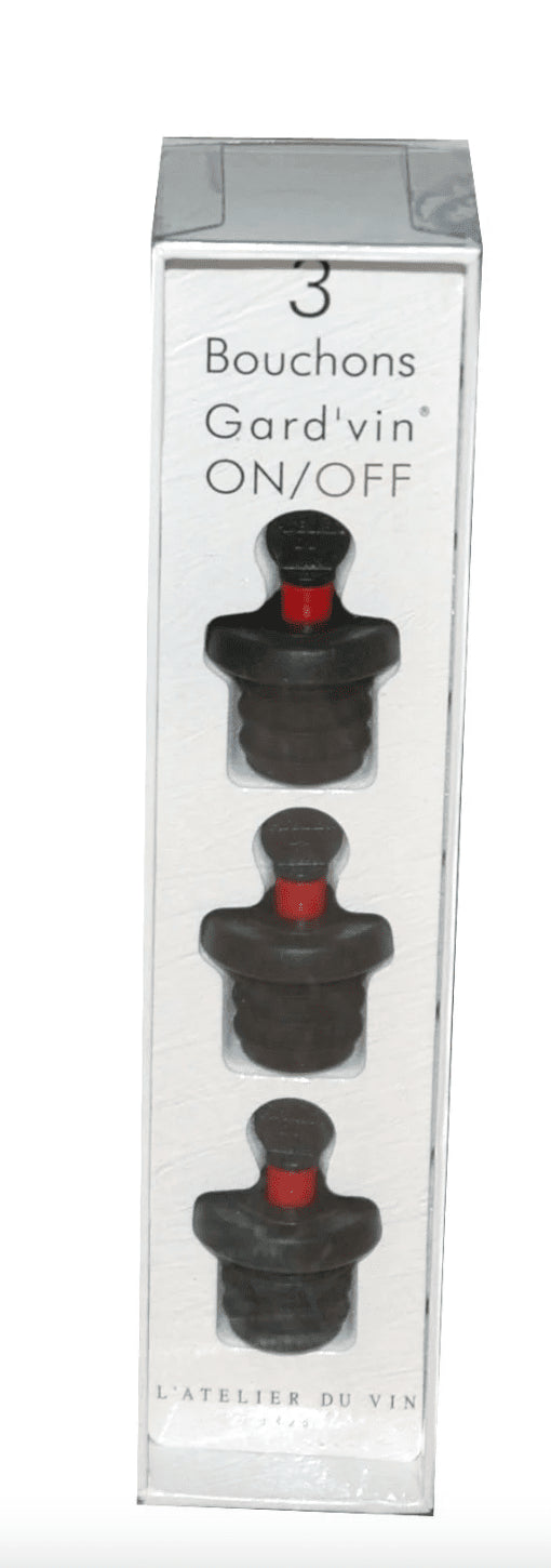 David Shaw - 3 bouchons ON/OFF - Wine Sealer Home & Kitchen