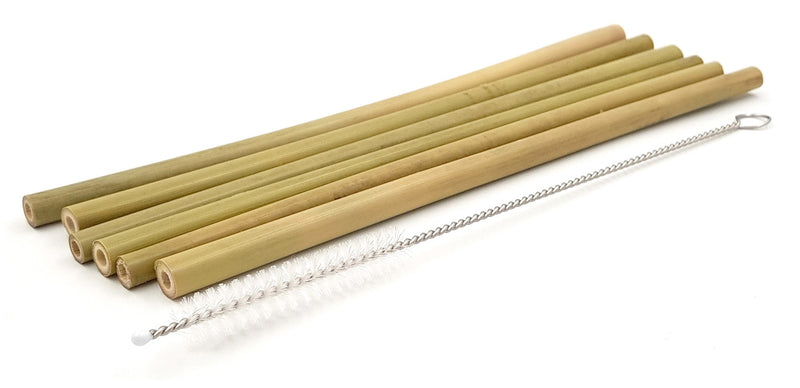 David Shaw - ORGANIC BAMBOO STRAWS SET/7 CDU/20 Home & Kitchen