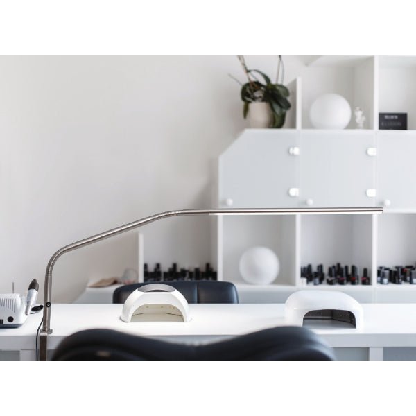 Daylight - Lamp Slimline (Table) Brushed Steel Electronics