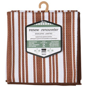 Now Designs - Chestnut Brown Recycled Microfibre Dishcloths Set - packaging