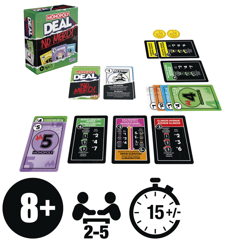 Hasbro - MONOPOLY - DEAL - NO MERCY ( bilingual )