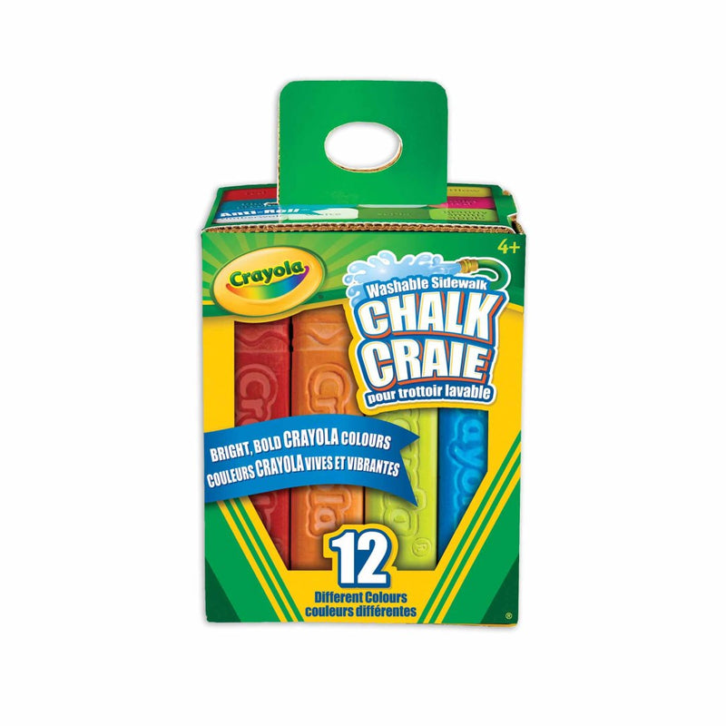 Crayola - Washable Sidewalk Chalk, 12 Count