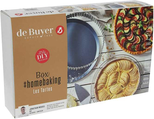 De Buyer - Home Baking Box Tarts 9.4 x1"/24x3cm 4pc Set Home & Kitchen