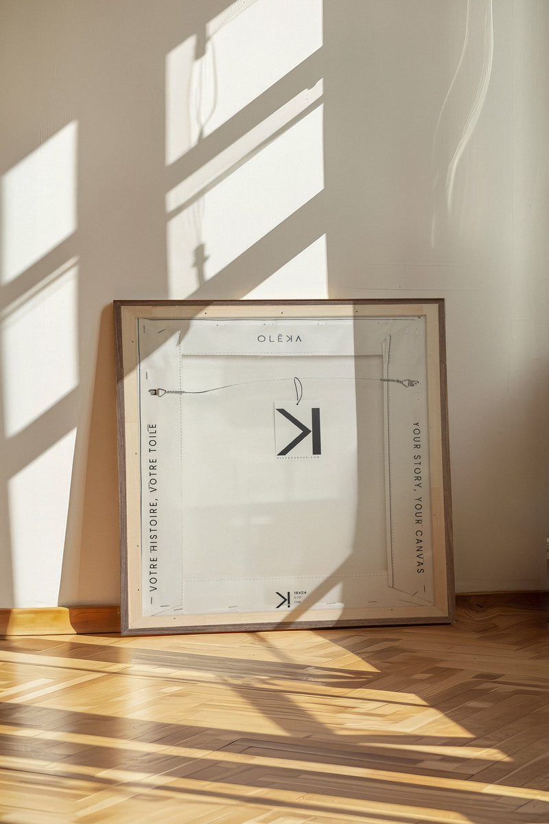 NUANCES FONDUES, Oeuvre sur toile étirée