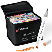 DeSerres - ALCOHOL DUAL - TIP MARKER SET – 120 PIECES Arts & Crafts