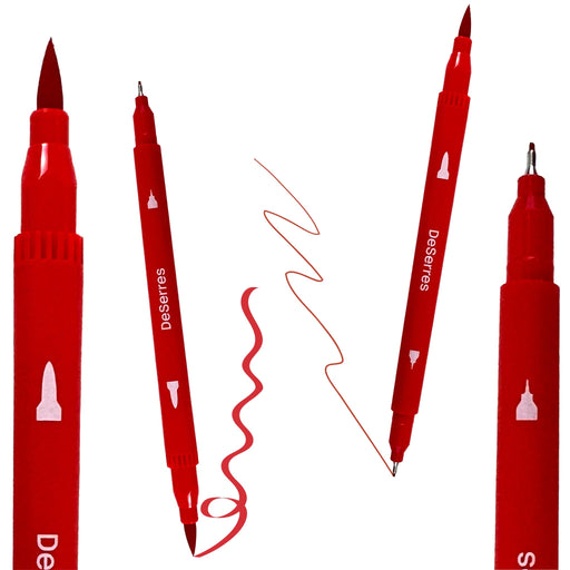 DeSerres - DOUBLE - TIP MARKERS - ASSORTED COLOURS - 100 PIECES Office Supplies
