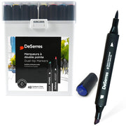 DeSerres - SET OF 48 ALCOHOL DUAL - TIP MARKERS Arts & Entertainment