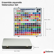 DeSerres - WATERCOLOUR KIT - 160 HALF PANS Arts & Crafts