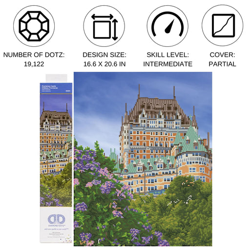 DIAMOND DOTZ - Château Frontenac 50.2X60.2 Arts & Crafts