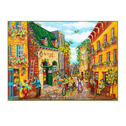 DIAMOND DOTZ - CHRISTINE GENEST - THE 1001 FLOWERS ALLEY (28" x 20" - 71cm x 51cm) Toys & Games