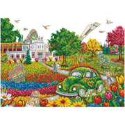 DIAMOND DOTZ - CHRISTINE GENEST - THE BOTANICAL GARDEN (28" x 20" - 71cm x 51cm) Toys & Games