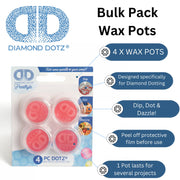 DIAMOND DOTZ - DD Bulk Pack Wax Pots Toys & Games