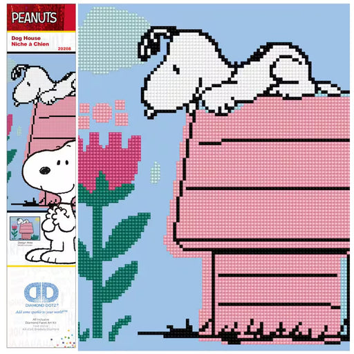 DIAMOND DOTZ - Dog House Peanuts 47.37x38.48 Arts & Crafts