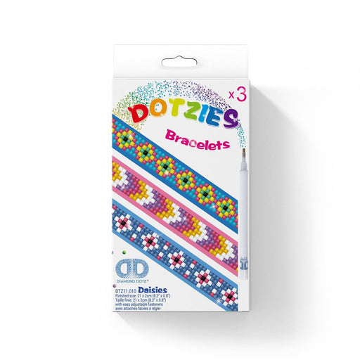 DIAMOND DOTZ - Dotzies Bracelets (3)Daisies 21x2 Toys & Games