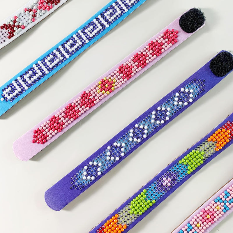 DIAMOND DOTZ - Dotzies Bracelets (3)Violets 21x2 Toys & Games