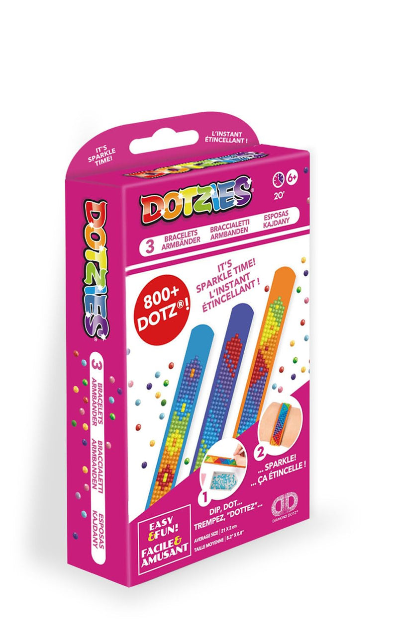 DIAMOND DOTZ - Dotzies Bracelets(3) Mardigras 21x2 Toys & Games