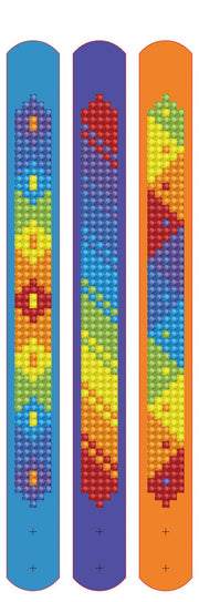 DIAMOND DOTZ - Dotzies Bracelets(3) Mardigras 21x2 Toys & Games