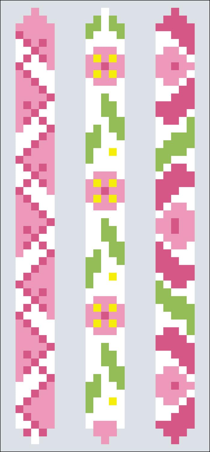 DIAMOND DOTZ - Dotzies Bracelets(3) Pretty in pink 21x2 Toys & Games