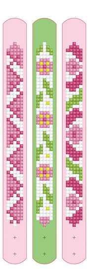 DIAMOND DOTZ - Dotzies Bracelets(3) Pretty in pink 21x2 Toys & Games