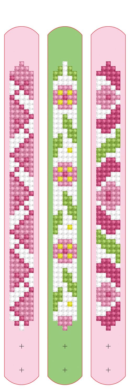 DIAMOND DOTZ - Dotzies Bracelets(3) Pretty in pink 21x2 Toys & Games