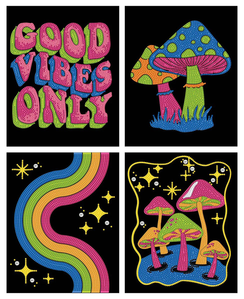 DIAMOND DOTZ - DOTZIES FLOCK - NEON GOOD VIBES Arts & Crafts