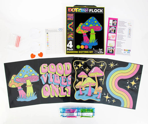 DIAMOND DOTZ - DOTZIES FLOCK - NEON GOOD VIBES Arts & Crafts