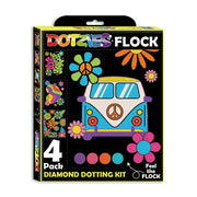 DIAMOND DOTZ - DOTZIES FLOCK - NEON PEACE & LOVE Arts & Crafts