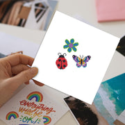 DIAMOND DOTZ - Dotzies Stickers (3)Garden 18x10 Toys & Games