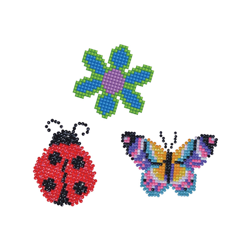 DIAMOND DOTZ - Dotzies Stickers (3)Garden 18x10 Toys & Games