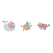 DIAMOND DOTZ - Dotzies Stickers(3) Garden friends 9,6x7,3 Toys & Games