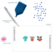 DIAMOND DOTZ - Dotzies Stickers(3) Love you 7,1x7,6 Toys & Games