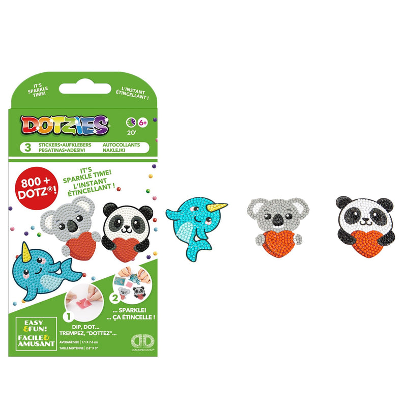 DIAMOND DOTZ - Dotzies Stickers(3) Love you 7,1x7,6 Toys & Games