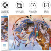 DIAMOND DOTZ - DREAM WEAVER (22.4" x 29.5") Arts & Crafts