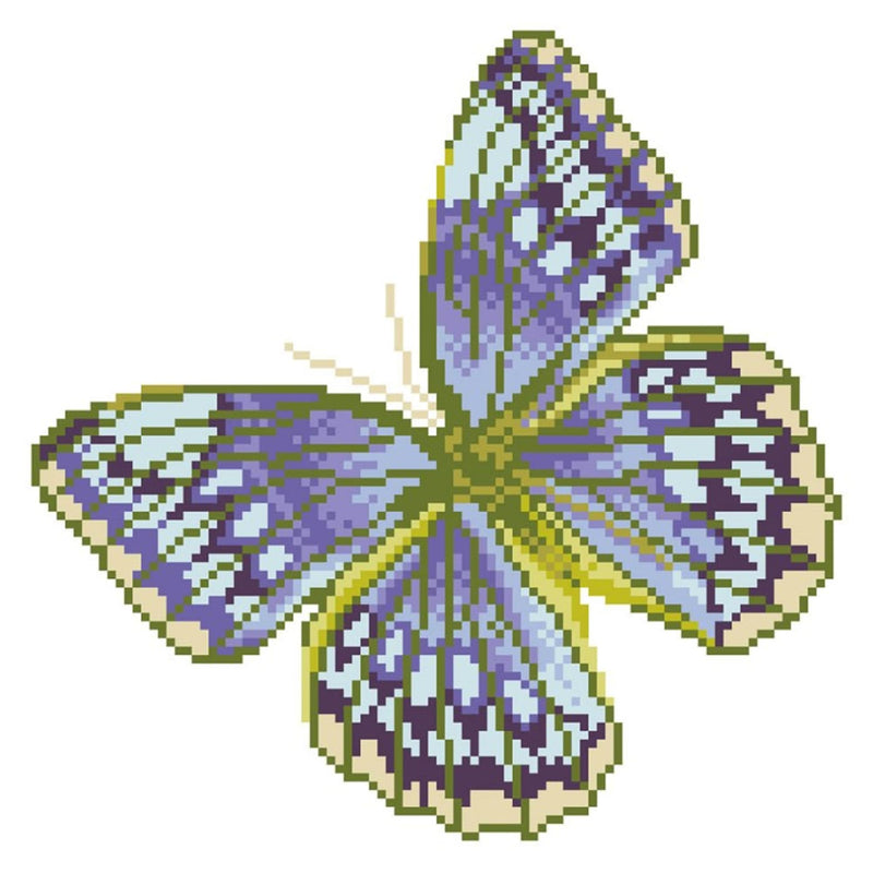 DIAMOND DOTZ - Flutterby Silver 30,5x30,5 Toys & Games