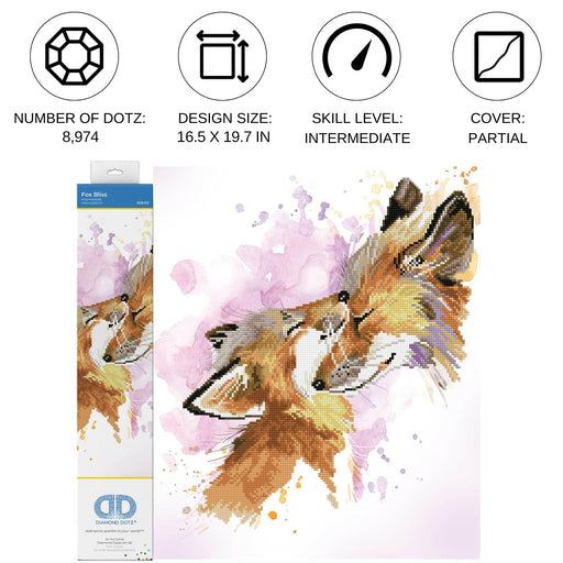 DIAMOND DOTZ - Fox Bliss 58x50 Toys & Games