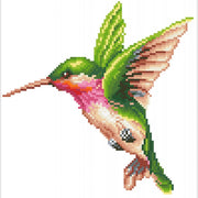 DIAMOND DOTZ - Hummingbird 36x37 Arts & Crafts