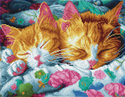 DIAMOND DOTZ - KITTY KIP (13.6" x 17.5" - 35cm x 45cm) Arts & Crafts