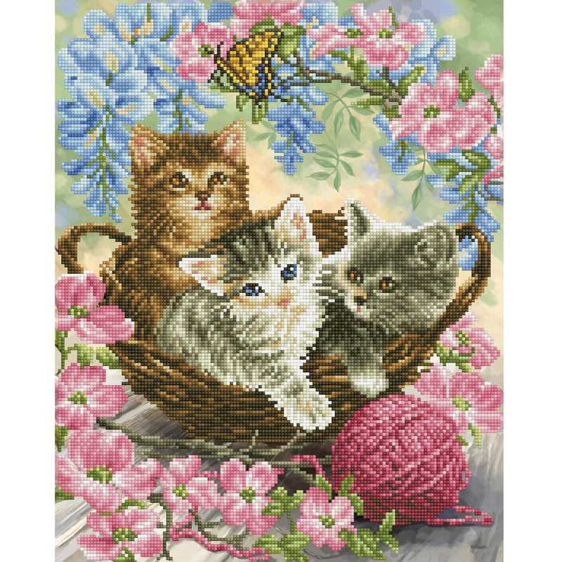 DIAMOND DOTZ - Kitty Knits 58x48 Toys & Games