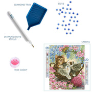 DIAMOND DOTZ - Kitty Knits 58x48 Toys & Games