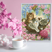 DIAMOND DOTZ - Kitty Knits 58x48 Toys & Games
