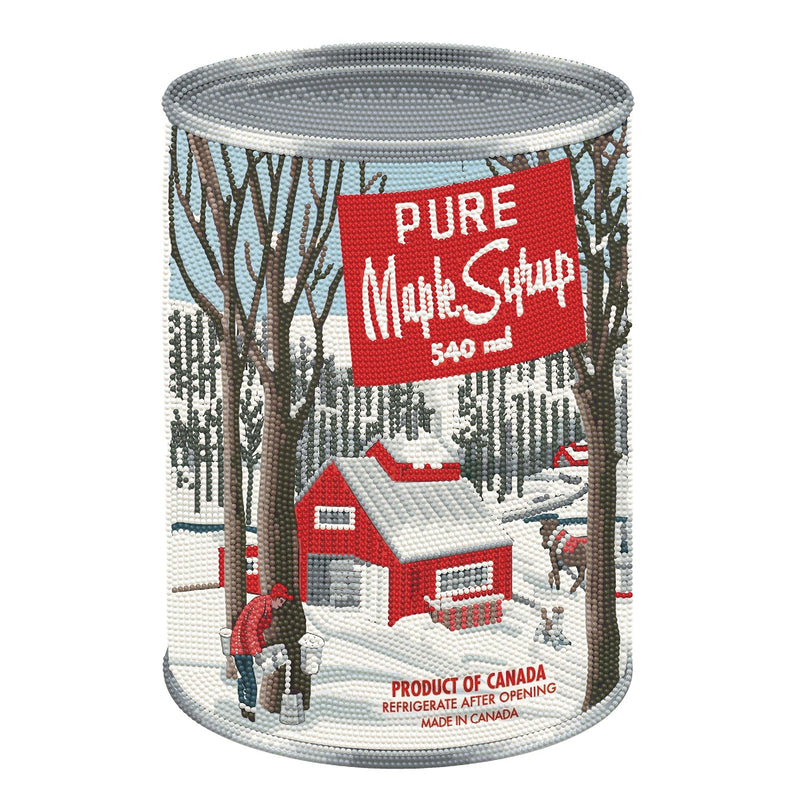 DIAMOND DOTZ - Maple Syrup Can (12" x 16" - 30,5cm x 40,6cm) Arts & Entertainment