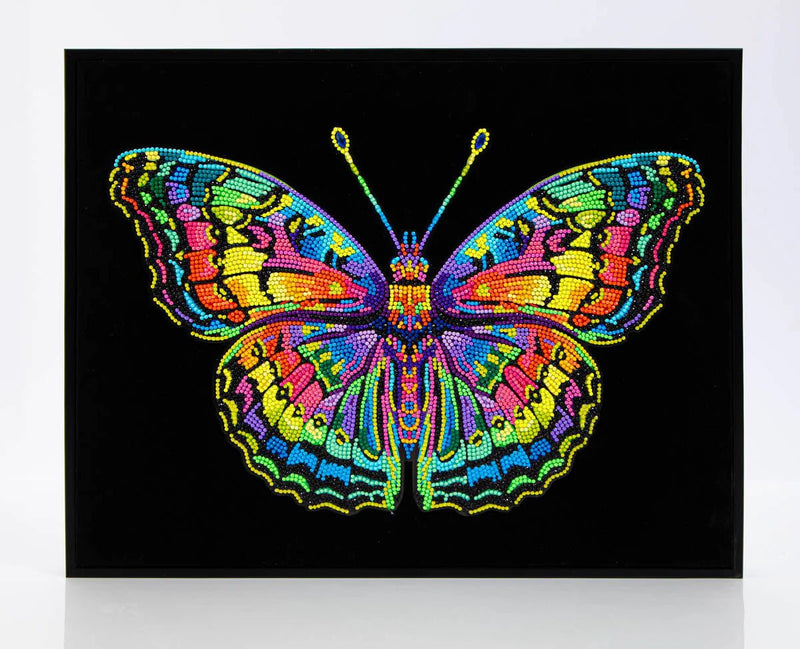 DIAMOND DOTZ - NEON BUTTERFLY (17.1" x 21.1") Arts & Crafts